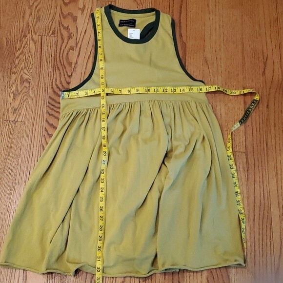 NWT URBAN OUTFITTERS HADLEY COTTON SLEEVELESS SHIFT DRESS CONTRAST TRIM SIZE XS - Picture 10 of 10